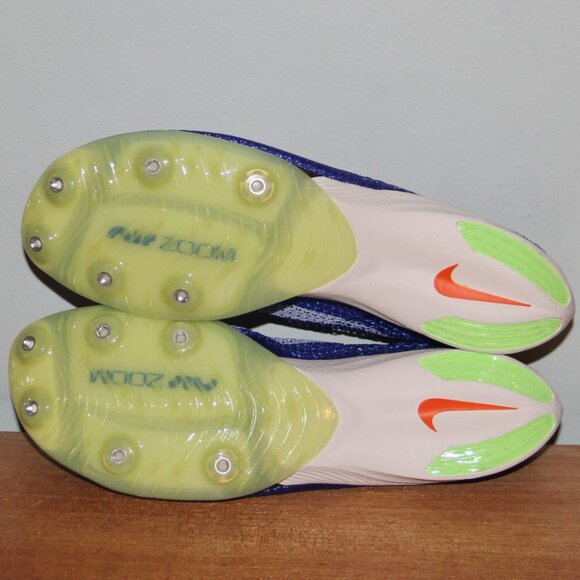 Nike Air Zoom Victory Track Spikes Racer Blue White Mens 9